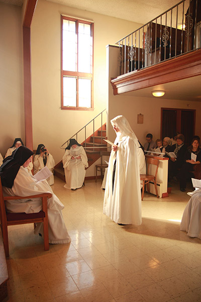  Cistercian Nuns, Valley of Our Lady Monastery, in prayer