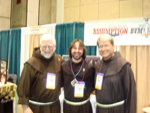 Franciscan Friars at their NCYC booth