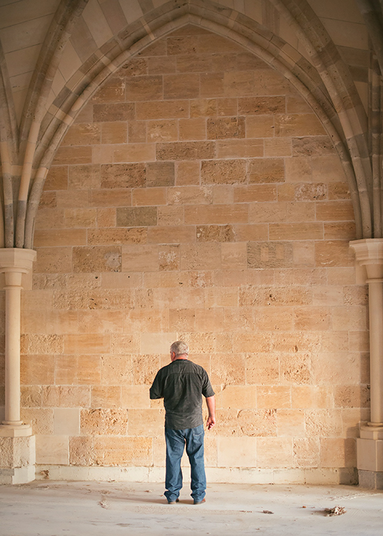 Thousands of guests visit the abbey each year to see the reconstructed building.