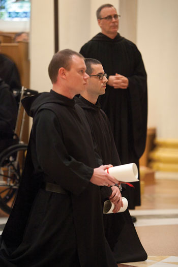 Sprauer professes temporary vows