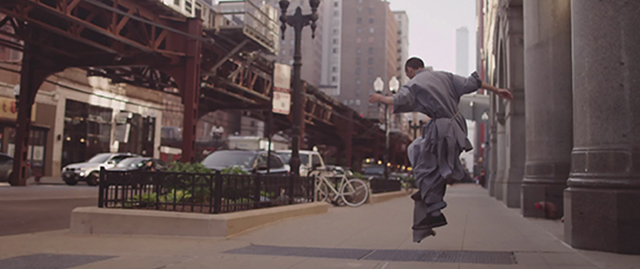 Skater Franciscan Friar of the Immaculate Gabriel M. Cortes in Chicago