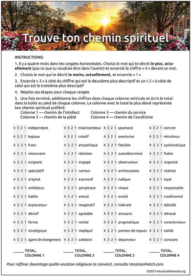 Vision 2020 OBrien 3 FR Four-way traffic on the spiritual path Spirituality quiz