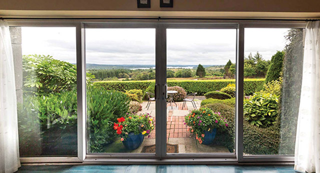 A view out the window of the Galilee Spirituality Centre in County Roscommon, Ireland. 