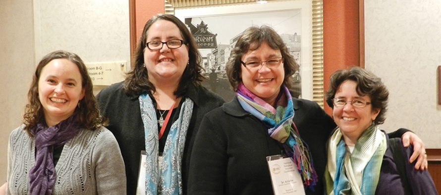 Sister Susan Rose Francois, C.S.J.P. at the 2014 NRVC convocation. 