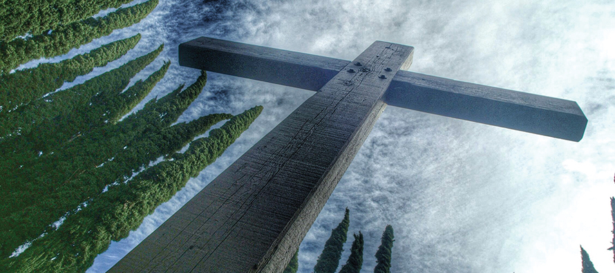 wooden cross from the Abbey of Our Lady of New Clairvaux