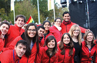 Young people who belong to Schoenstatt, a lay ecclesial movement, celebrate the group’s 100th anniversary.