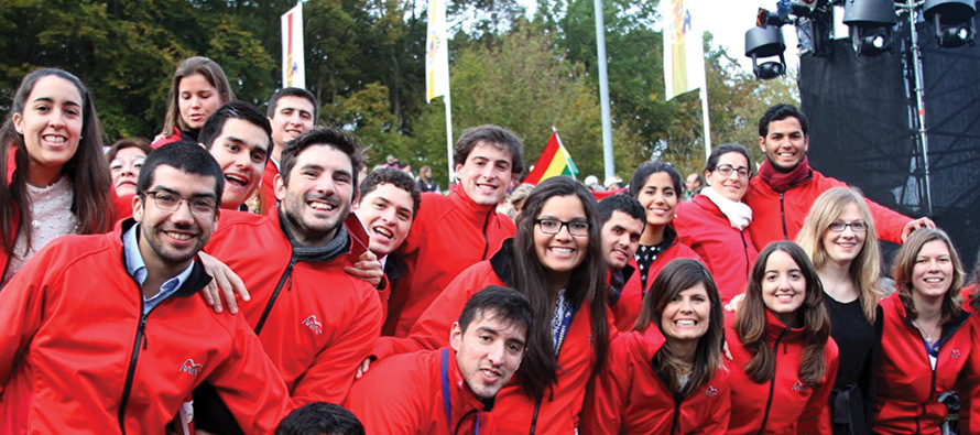 Young people who belong to Schoenstatt, a lay ecclesial movement, celebrate the group’s 100th anniversary.